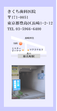 きくち歯科医院・東京都豊島区長崎1-2-12 椎名町駅